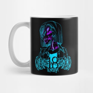 ANDROID NUMBER 18 (Death metal logo) Mug